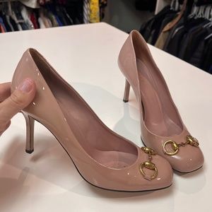 Gucci Blush Patent Heels